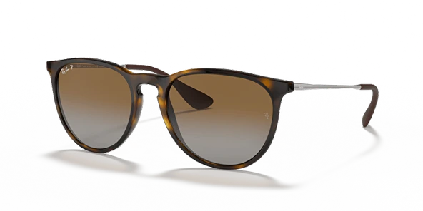 Ray-Ban Erika 4171 710/T5 Light Havana-Brown Polarize Güneş Gözlüğü - 1