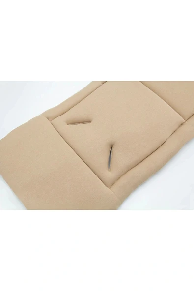 Babyjem Puset Minderi Bej (Pamuk Kumaşlı) - Resim 4