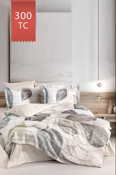 Varol Royal Saten 300TC Nevresim Takımı (Çift Nevresimli) Family Size  - FOLİA - Resim 2