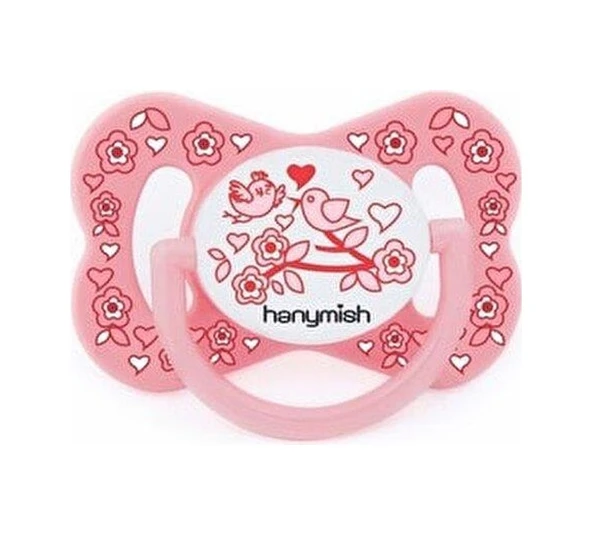 Hanymish Happy Silikon Damakli Emzik No:1 103 Çok Renkli