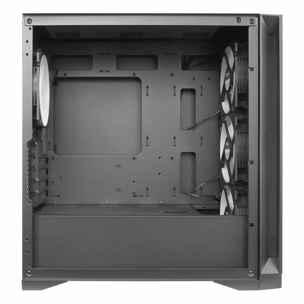 Frisby Crevo FC-9475G 600W 80+ USB 3.2 RGB mATX Mid Tower Siyah Kasa - Resim 5