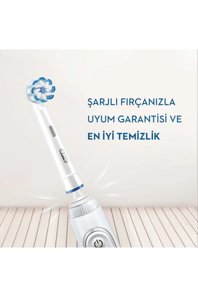 Oral-B EB60 Diş Fırçası Yedek Başlığı Cleancare Sensitive Ultra Thin 4 Lü - Resim 5