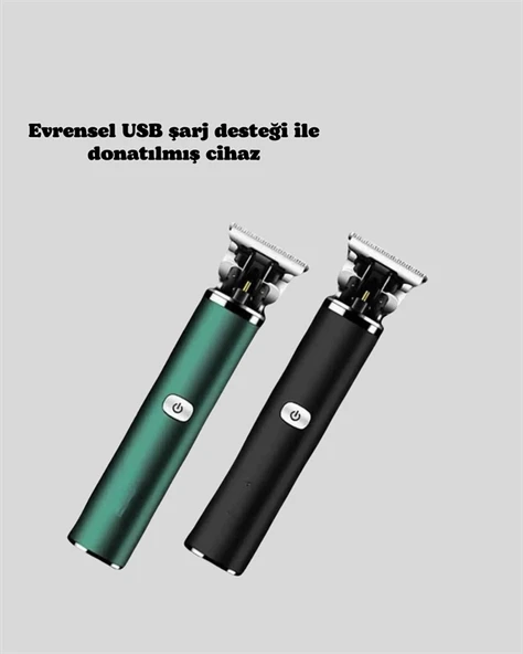 Paslanmaz Çelik Bıçaklı Sinek Kaydı Tıraş Makinesi Uzun Ömürlü - Resim 3