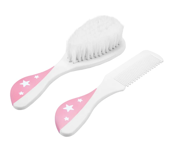 Hanymish Fırça Tarak Seti Pembe - 2