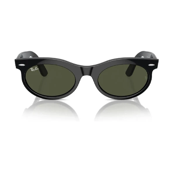 Ray-Ban Wayfarer Oval 2242 901/31 Black-Green Güneş Gözlüğü - 1