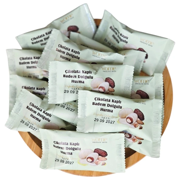 Çikolata Kaplı Bademli Hurma 1 KG - 1