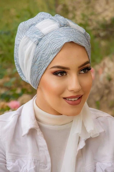 Bebe Mavi Simli Abiye Bone - Resim 2