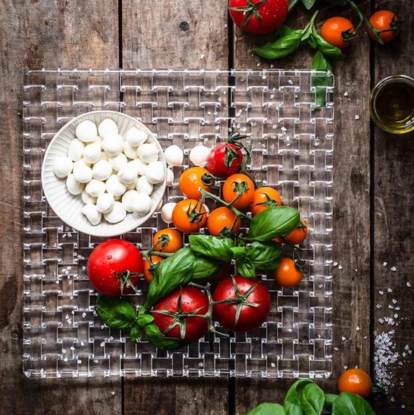 Nachtmann Bossa Nova 28 cm Kare Servis Tabağı - Resim 2