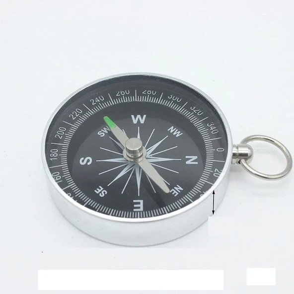 Mini Paslanmaz Alüminyum Pusula G442b - Resim 3