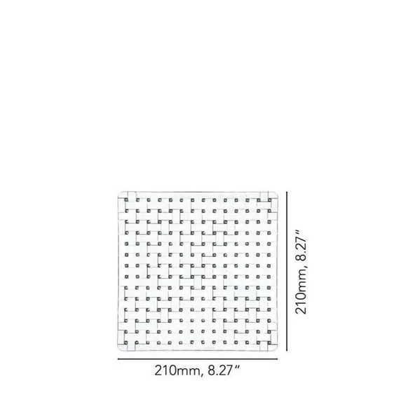 Nachtmann Bossa Nova 21 cm Kare Tabak S/2 - Resim 3