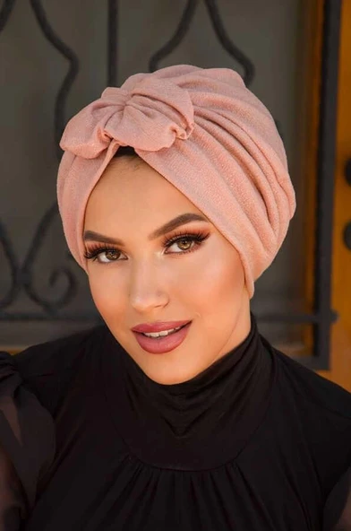 Somon Abiye Hazır Türban Bone - 60300 - Resim 3