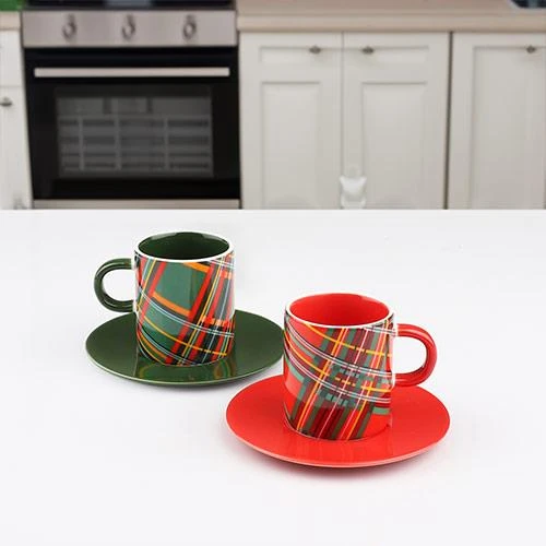 Kosova EKS-01 Porselen 2 li Fincan Takımı 90cc 2 Renk ürün görseli