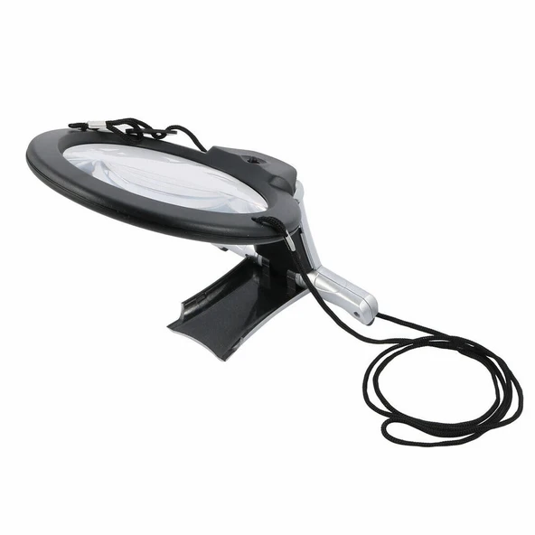 2x 6x Led Eller Serbest,boyun Asılı,dıkış,okuma İçin En Uygun Büyüteç 11b1 - Resim 4
