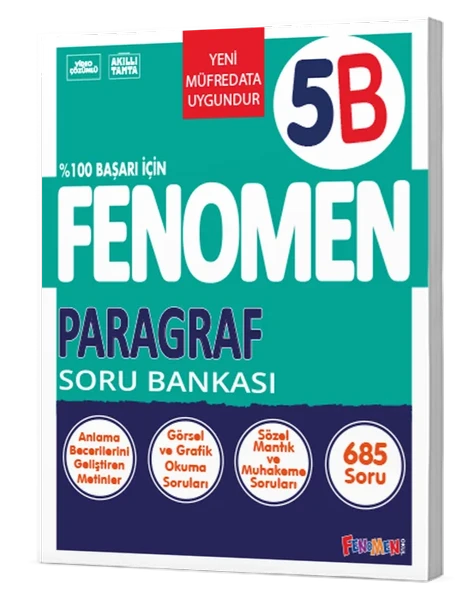 Fenomen 5.sınıf  Paragraf B Soru Bankası ürün görseli