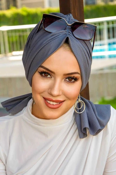 Gri Tokalı Bone - Resim 3