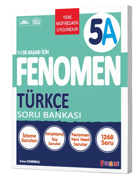 FENOMEN 5. SINIF Türkçe A Soru Bankası ürün görseli