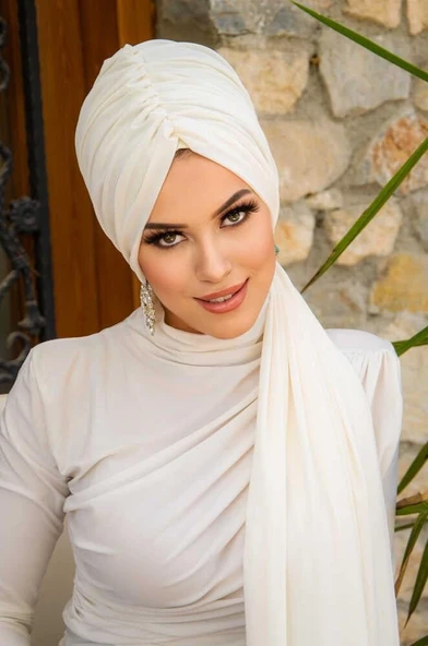 Kırık Beyaz Dolama Bone - 3