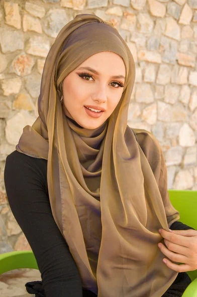 Balköpüğü Janjan Şifon Abiye Şal - 1