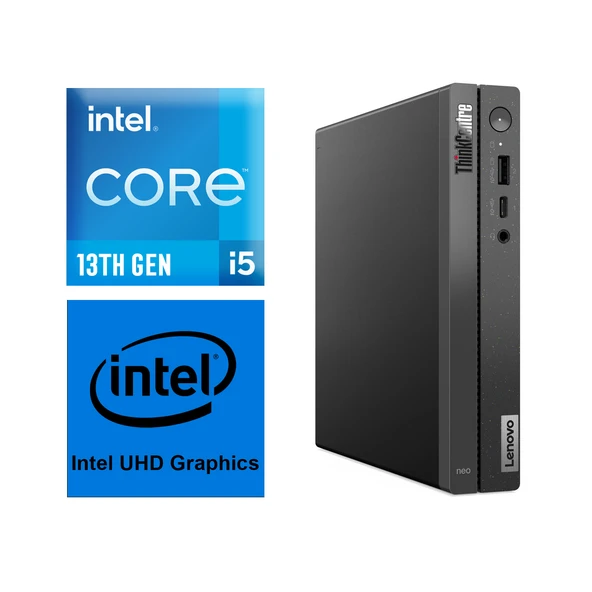 Lenovo ThinkCentre Neo 50Q G4 i5-13420H 32GB 1TB SSD Freedos Mini Masaüstü Bilgisayar 12LMS4XCTX 007 ürün görseli 1