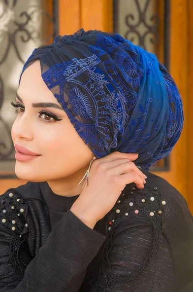 Saks Siyah Büzgülü Dolama Bone - 2
