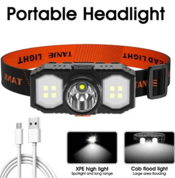 Polizei P-200 Şarjlı Süper Kafa Feneri ürün görseli 1