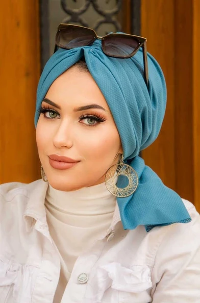 İndigo Tokalı Bone - Resim 2