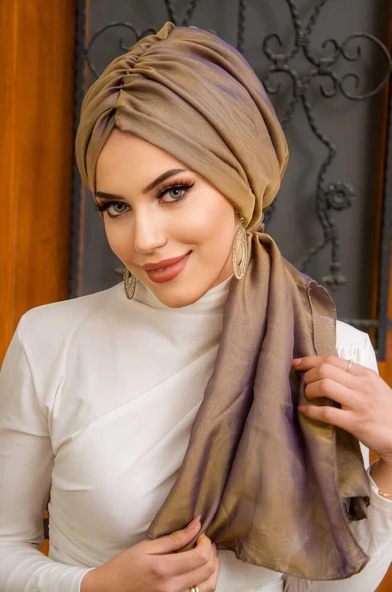 Bal Köpüğü Janjan Şifon Tokalı Bone - 2