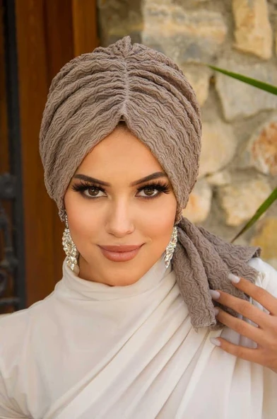 Taş Rengi Tokalı Bone ürün görseli