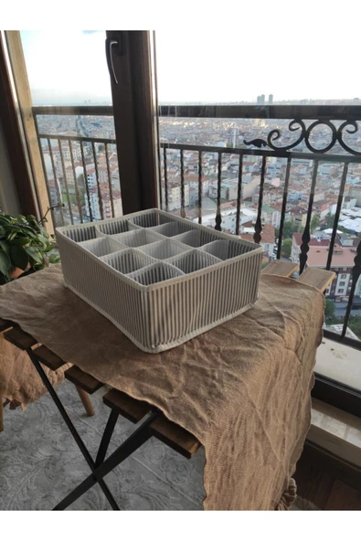 12 Bölmeli Pratik Bölmeli Çekmece Düzenleyici Organizer - Resim 2