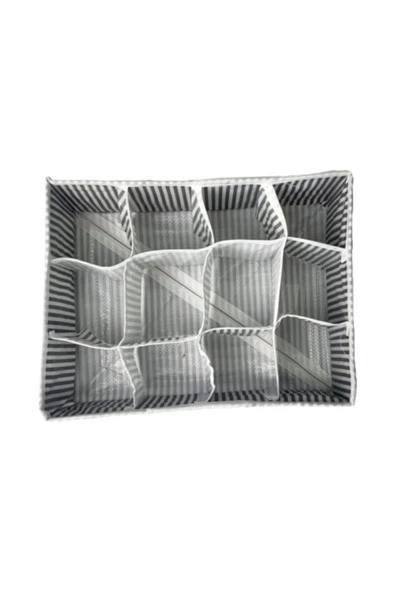 12 Bölmeli Pratik Bölmeli Çekmece Düzenleyici Organizer - Resim 3