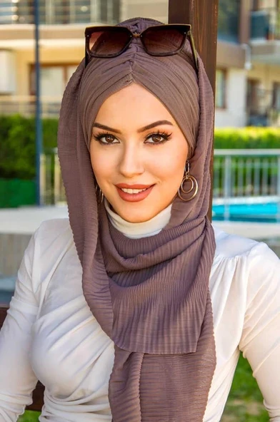 Vizon Kelebek Bone Şal - Resim 2