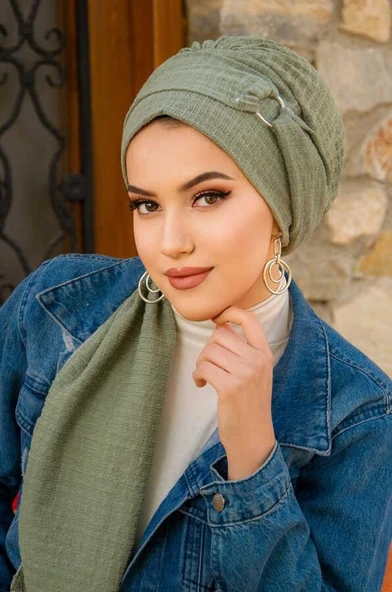 Kuşkonmaz Krınkıl Toka Detaylı Atkılı Bone ürün görseli