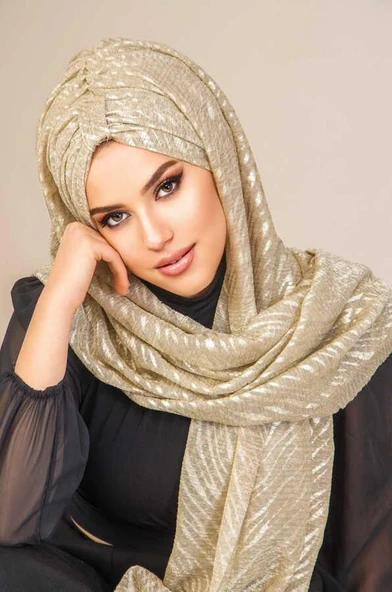 Dore Yakma Dantel Hazır Şal - Resim 2