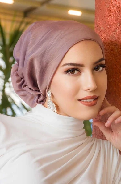 Pudra Janjan Çağla Hazır Türban ürün görseli