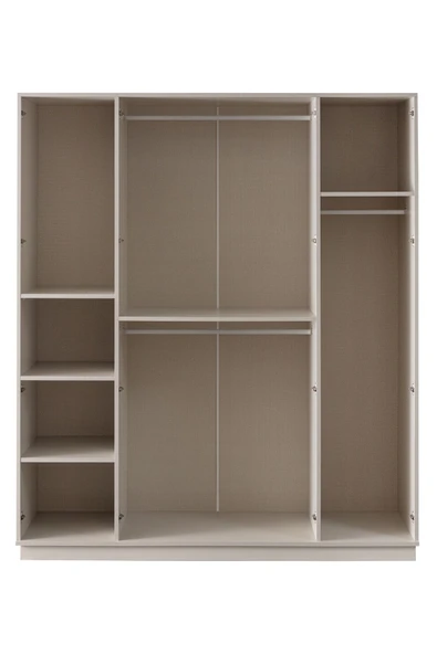 Bali Genç Odası Takımı - 4 Kapaklı Dolap, Çalışma Masası, Şifonyer, Komodin - Resim 3