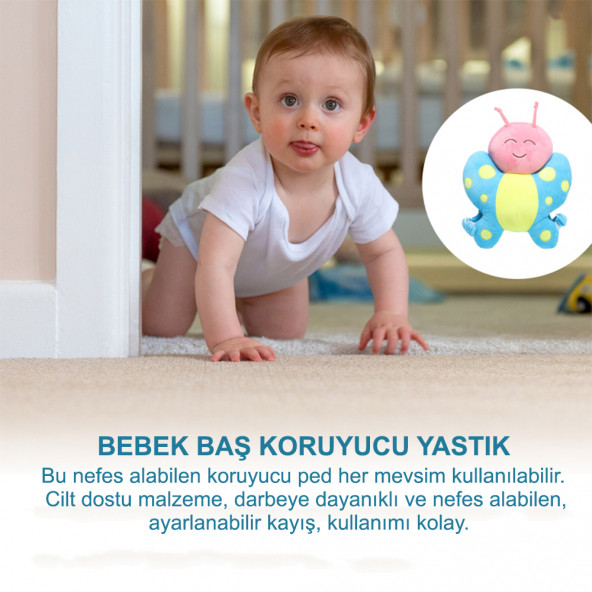 Bebek Yastığı Yürümeye Başlayan Anti-fall Sevimli Kafa Koruyucu Yastık - 9