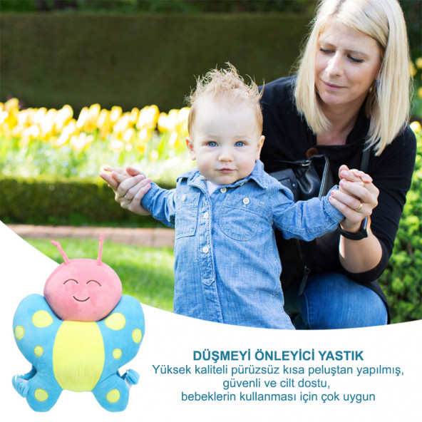 Bebek Yastığı Yürümeye Başlayan Anti-fall Sevimli Kafa Koruyucu Yastık - 10