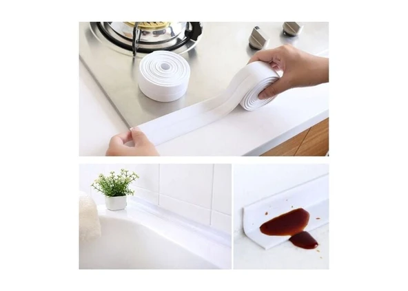 Su Sızdırmaz Bant Lavabo Küvet Kenar Bandı 4 CM - 2