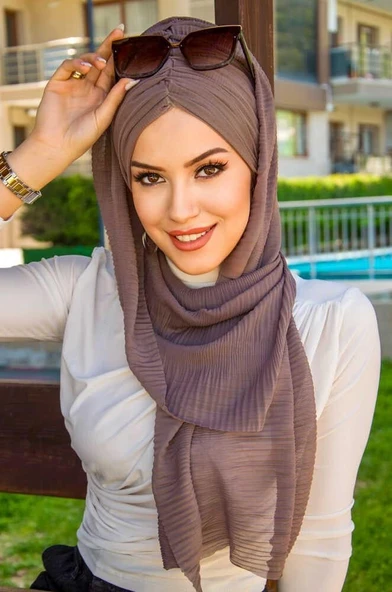 Vizon Kelebek Bone Şal - Resim 3