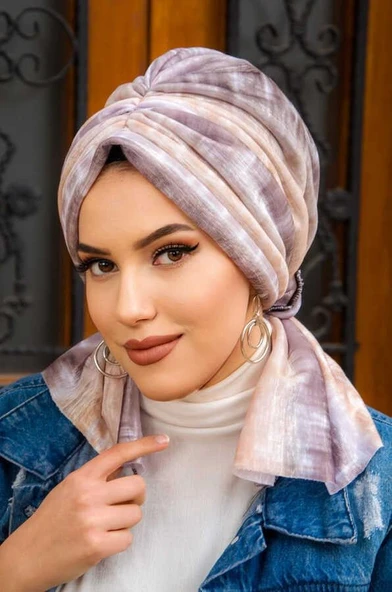 Bej Kahve Soft Desen Tokalı Bone ürün görseli