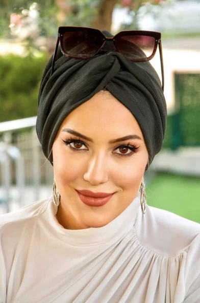 Siyah Haki Hazır Burgulu Düğüm Bone - Resim 2