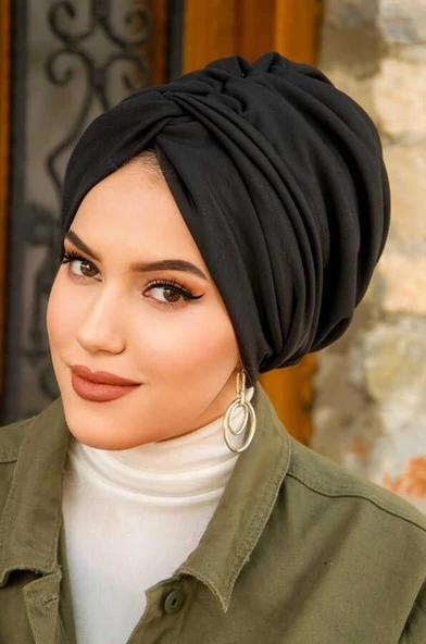 Siyah Burgu Model Dolgulu Bone ürün görseli