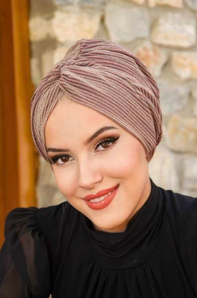 Bakır Çizgi Hazır Burgu Düğüm Bone - Resim 3