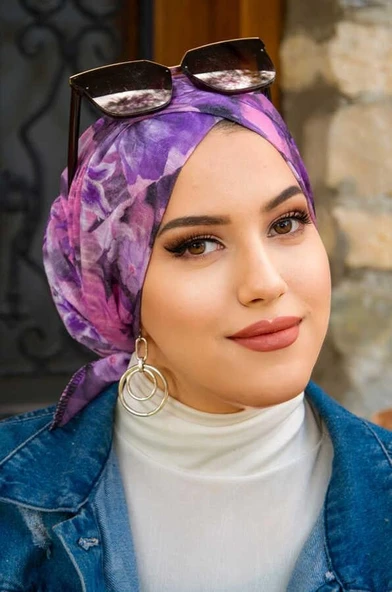 Gri Etnik Desenli Çapraz Bantlı Bone ürün görseli