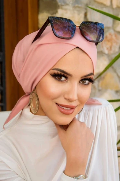 Pudra Çapraz Bone / Deniz - Havuz Bonesi ürün görseli