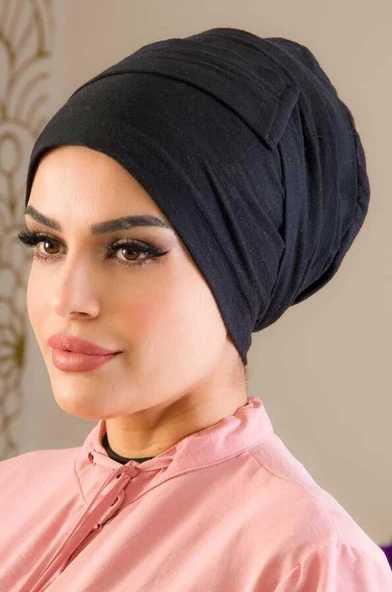 Siyah Battal Boy Kaymaz Bone - 40500 ürün görseli