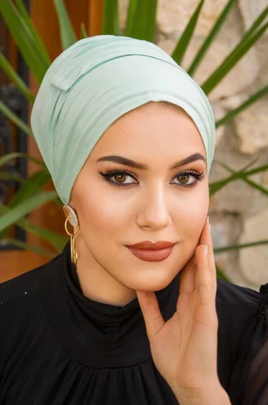 Elma Yeşili Battal Boy Kaymaz Bone - 40500 ürün görseli