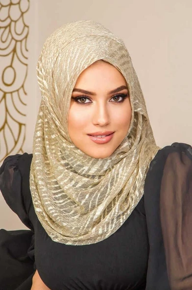 Dore Tül Desenli Double Şal ürün görseli