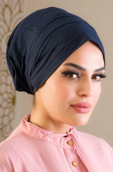 Lacivert Battal Boy Kaymaz Bone - 40500 - Resim 2