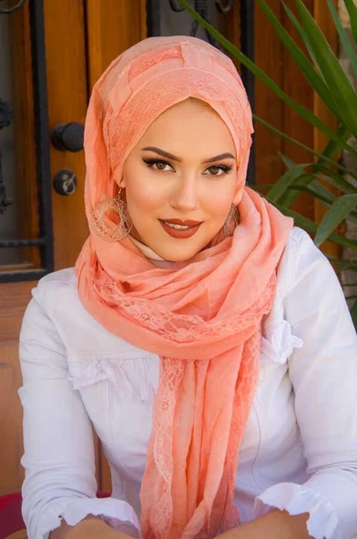 Somon Pamuk Biritli Şal - Resim 2